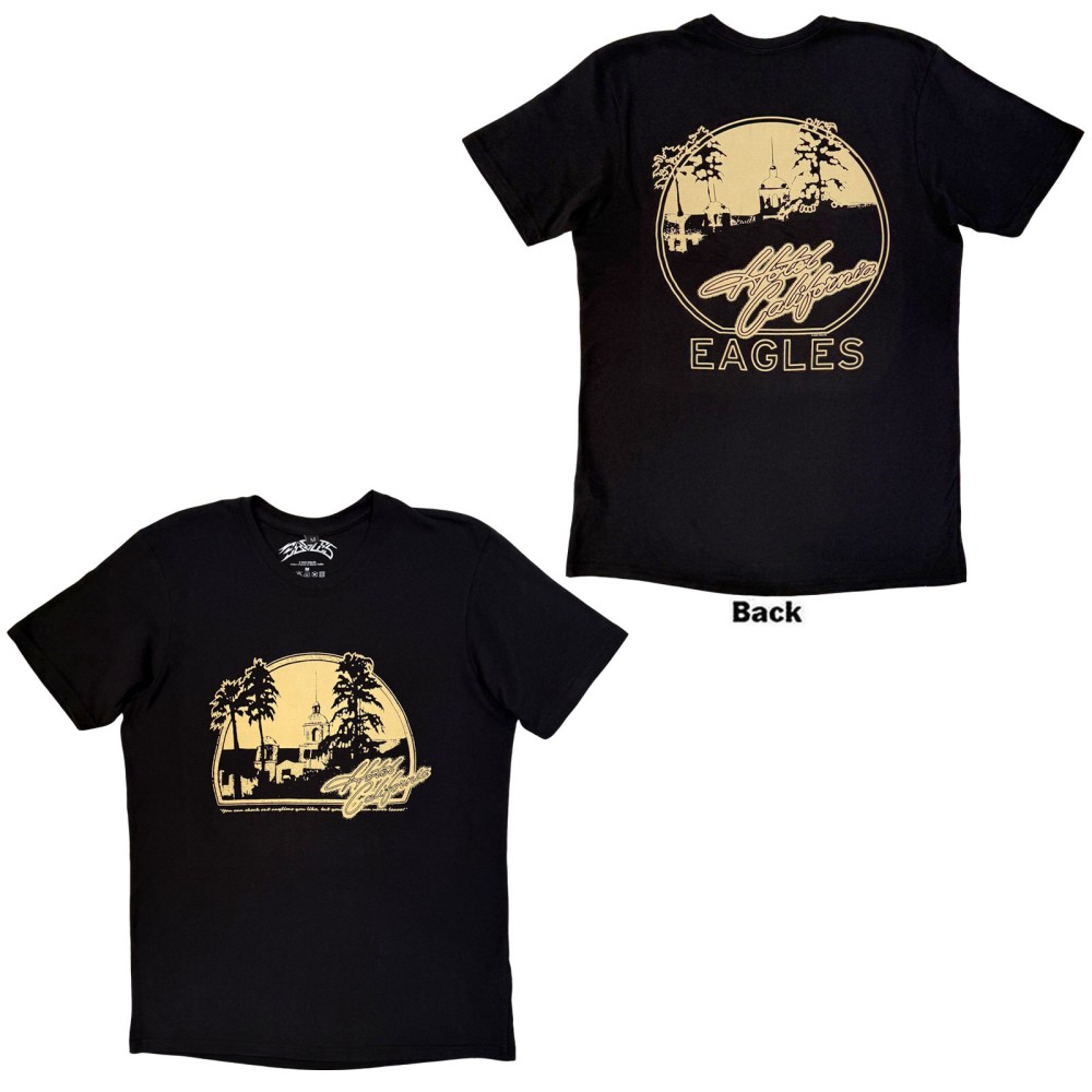 Eagles - Hotel California Tshirt Homme - Noir